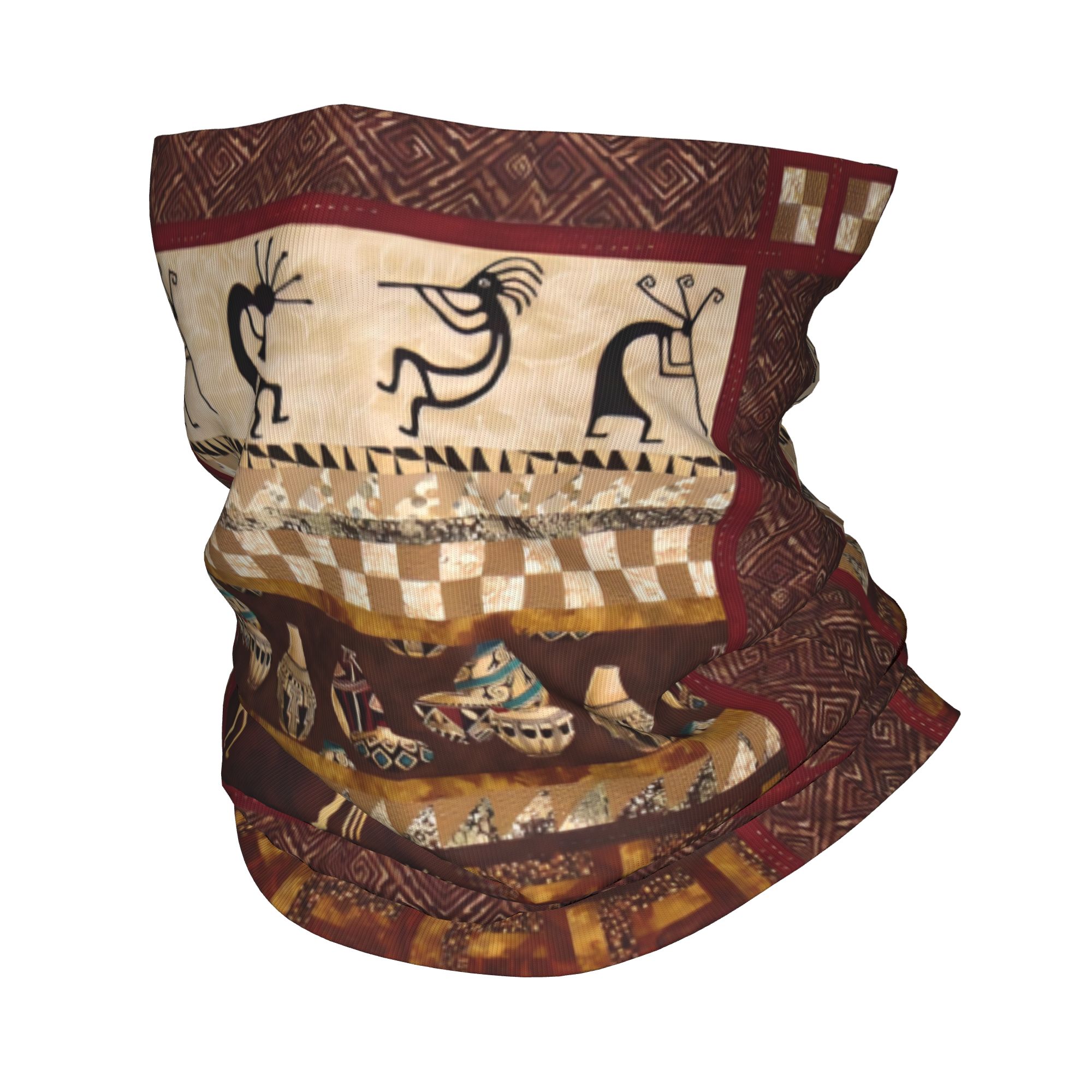 Ethnic Fashion Designers - مخصص Kokopelli الشتاء عقال الرقبة أدفأ