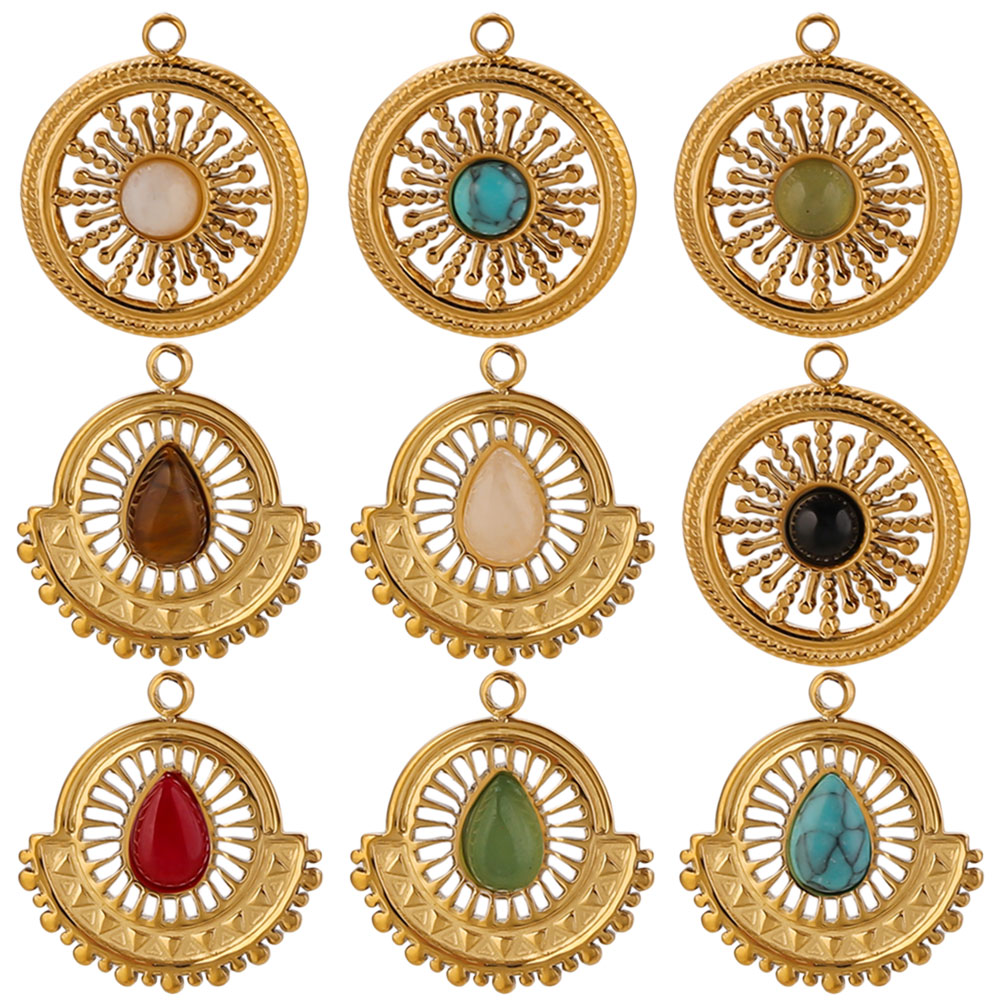 Ethnic Fashion Accessories - 4 قطع من المعلقات على شكل