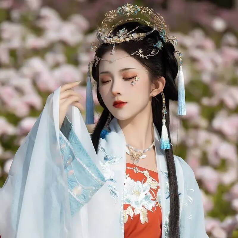تاج شعر هانفو صيني تقليدي للنس - مراجعة Ethnic Fashion Accessories وسعره