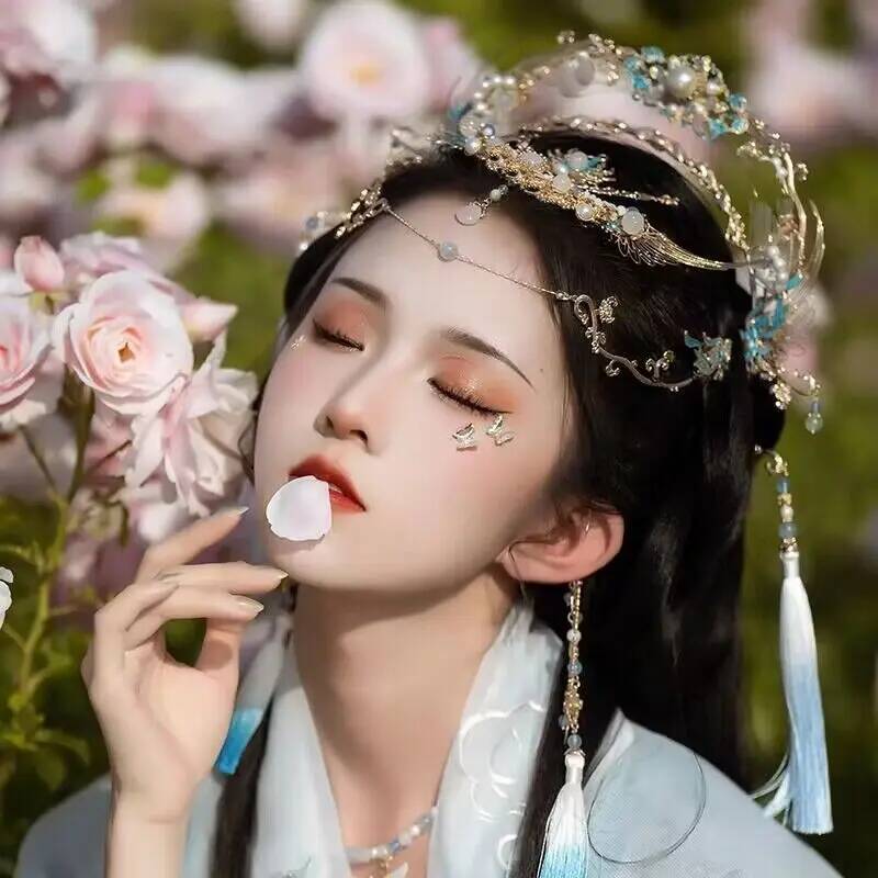 تاج شعر هانفو صيني تقليدي للنس - مراجعة Ethnic Fashion Accessories وسعره