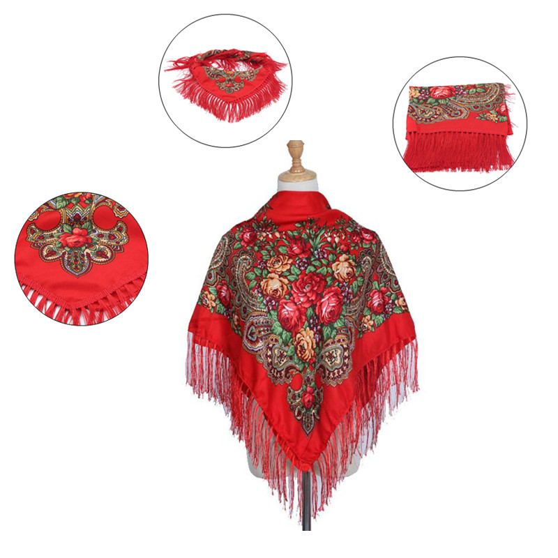 الرجعية المطبوعة وشاح الشتاء ب - مراجعة Winter Ethnic Fashion For Women وسعره