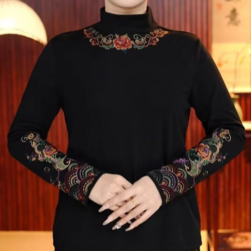 قميص نسائي طويل الأكمام من الق - مراجعة Winter Ethnic Fashion For Women وسعره