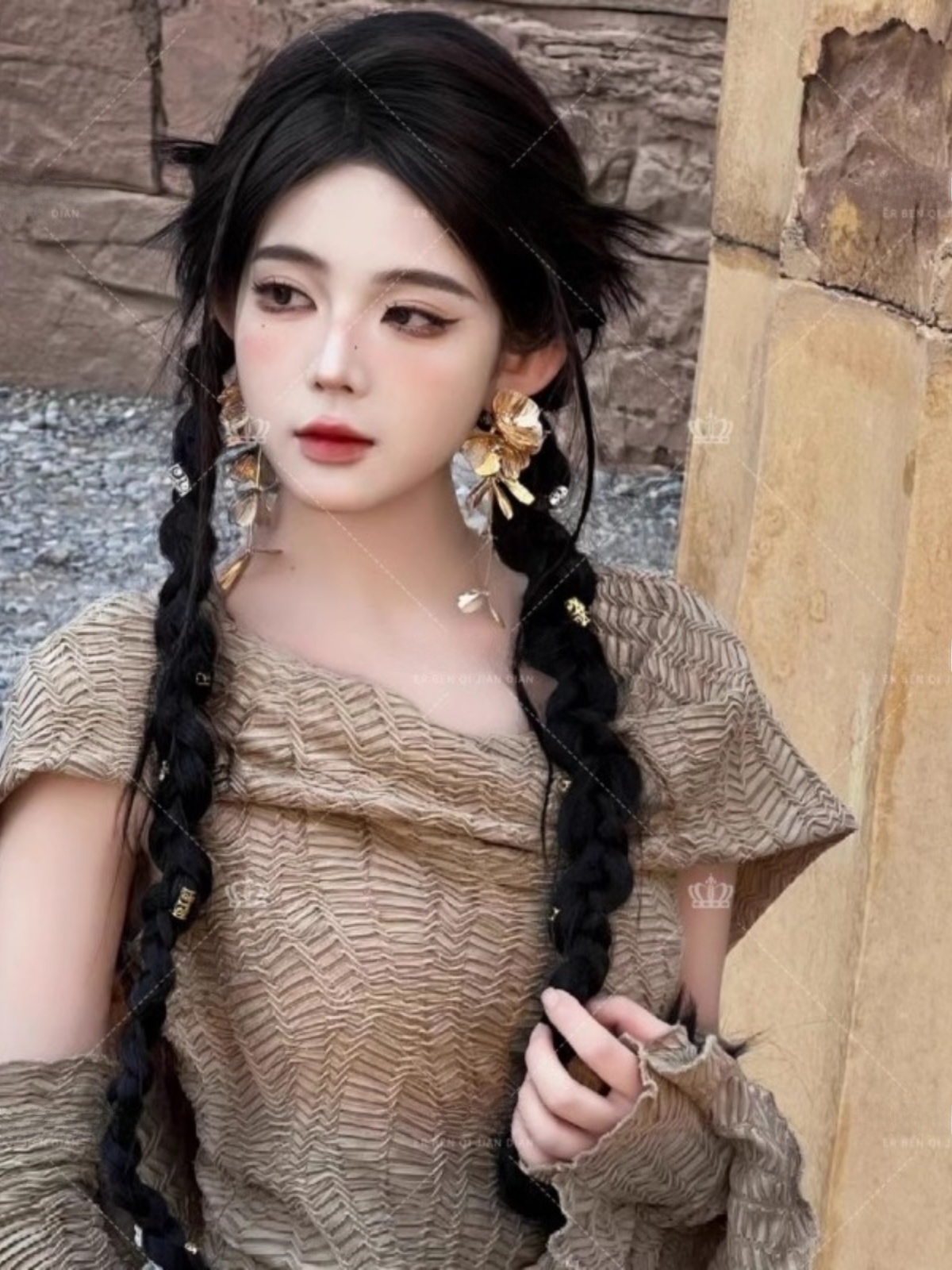 فستان طويل بتصميم صحراوي، أزيا - مراجعة Ethnic Fashion Dress وسعره