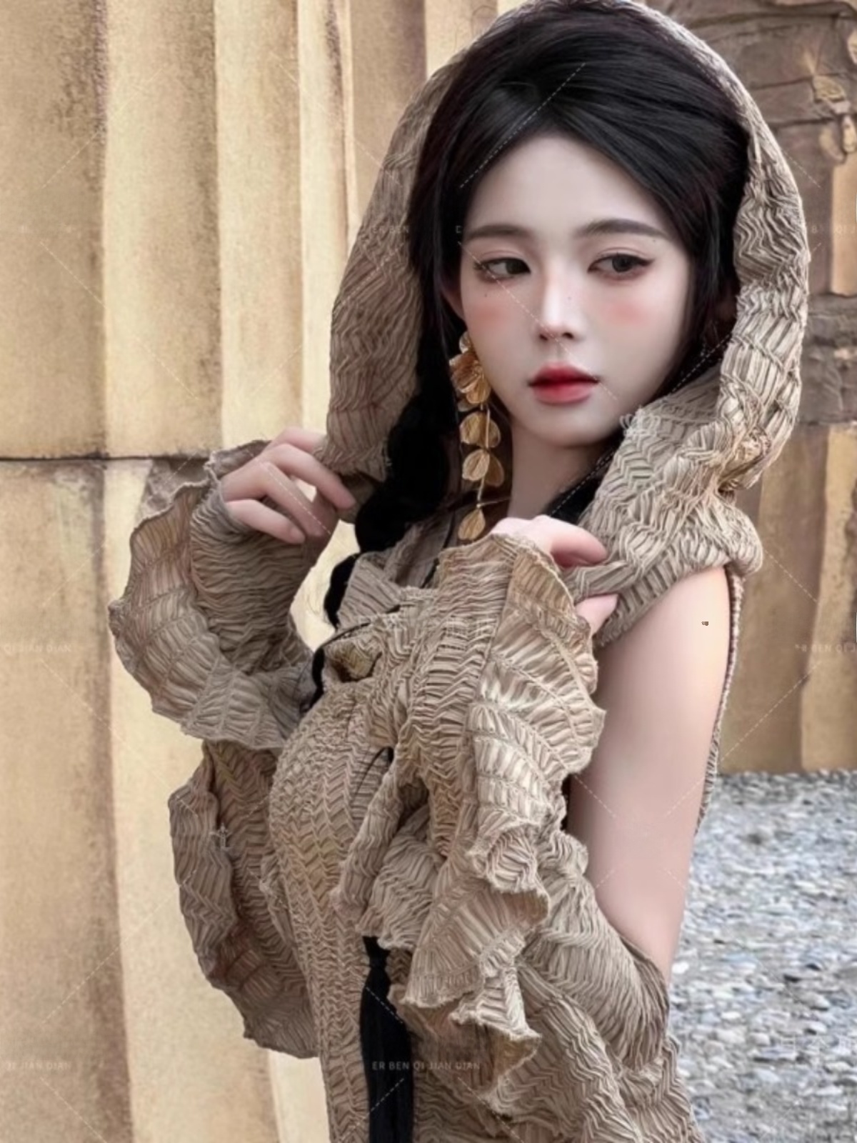 فستان طويل بتصميم صحراوي، أزيا - مراجعة Ethnic Fashion Dress وسعره