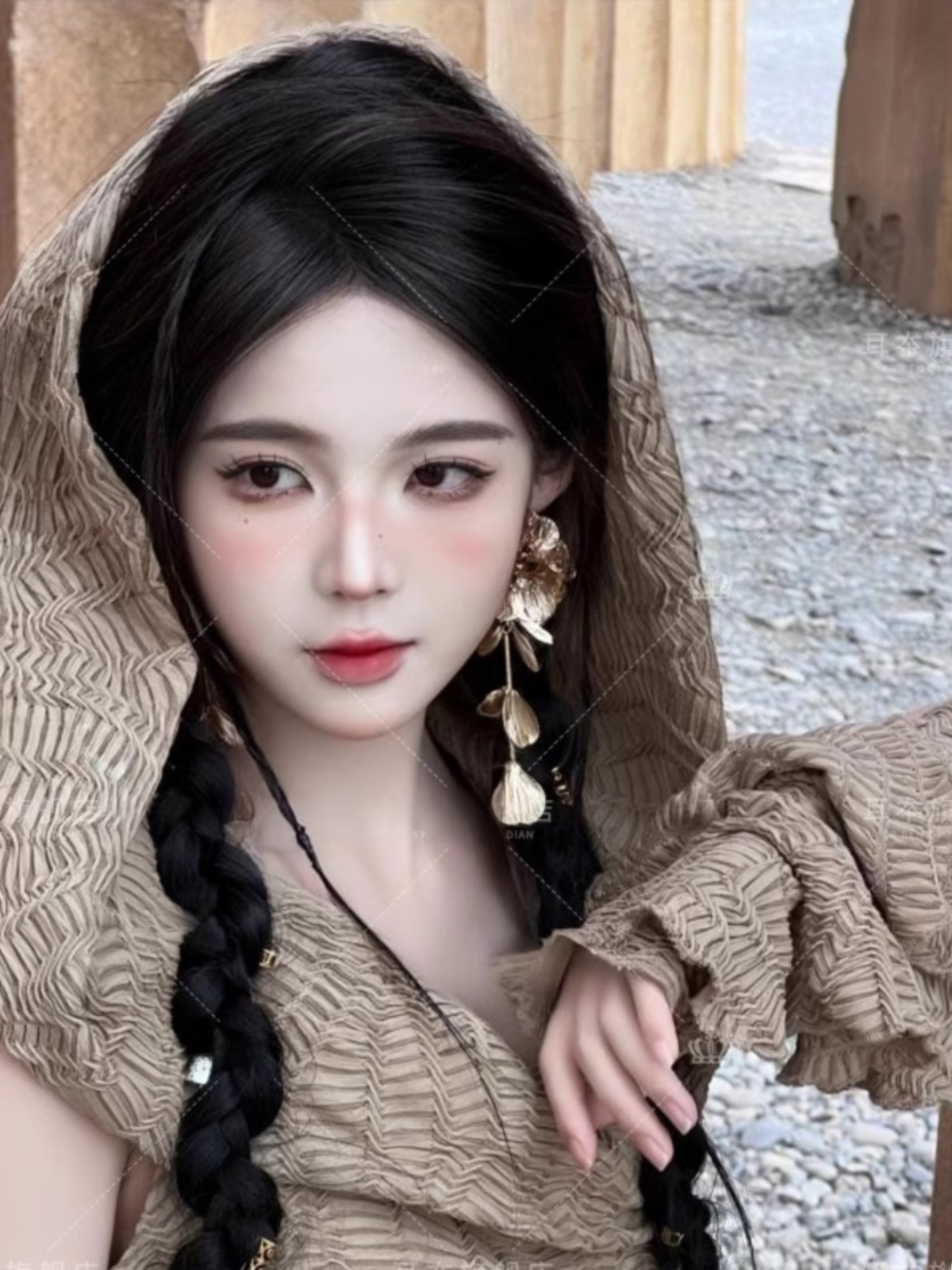 فستان طويل بتصميم صحراوي، أزيا - مراجعة Ethnic Fashion Dress وسعره