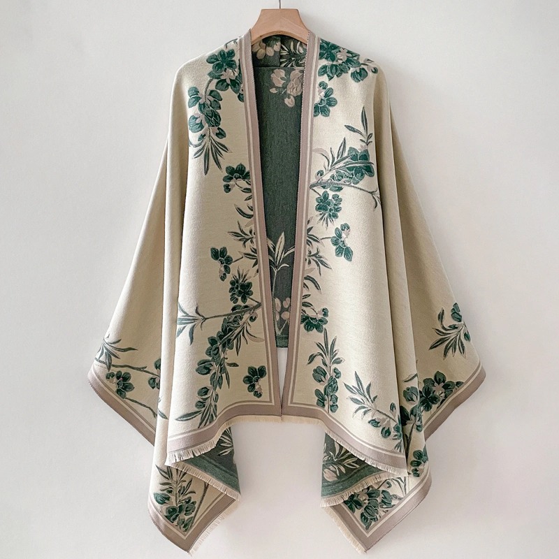 شال نسائي دافئ من الكشمير الصن - مراجعة Winter Ethnic Fashion For Women وسعره