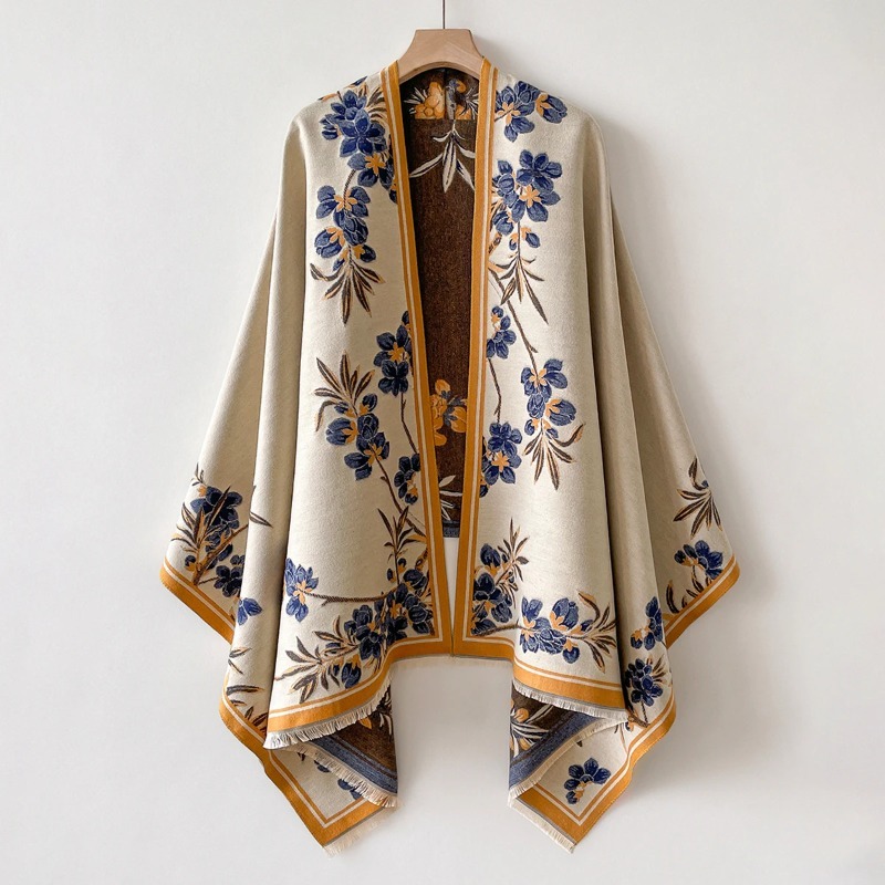 شال نسائي دافئ من الكشمير الصن - مراجعة Winter Ethnic Fashion For Women وسعره