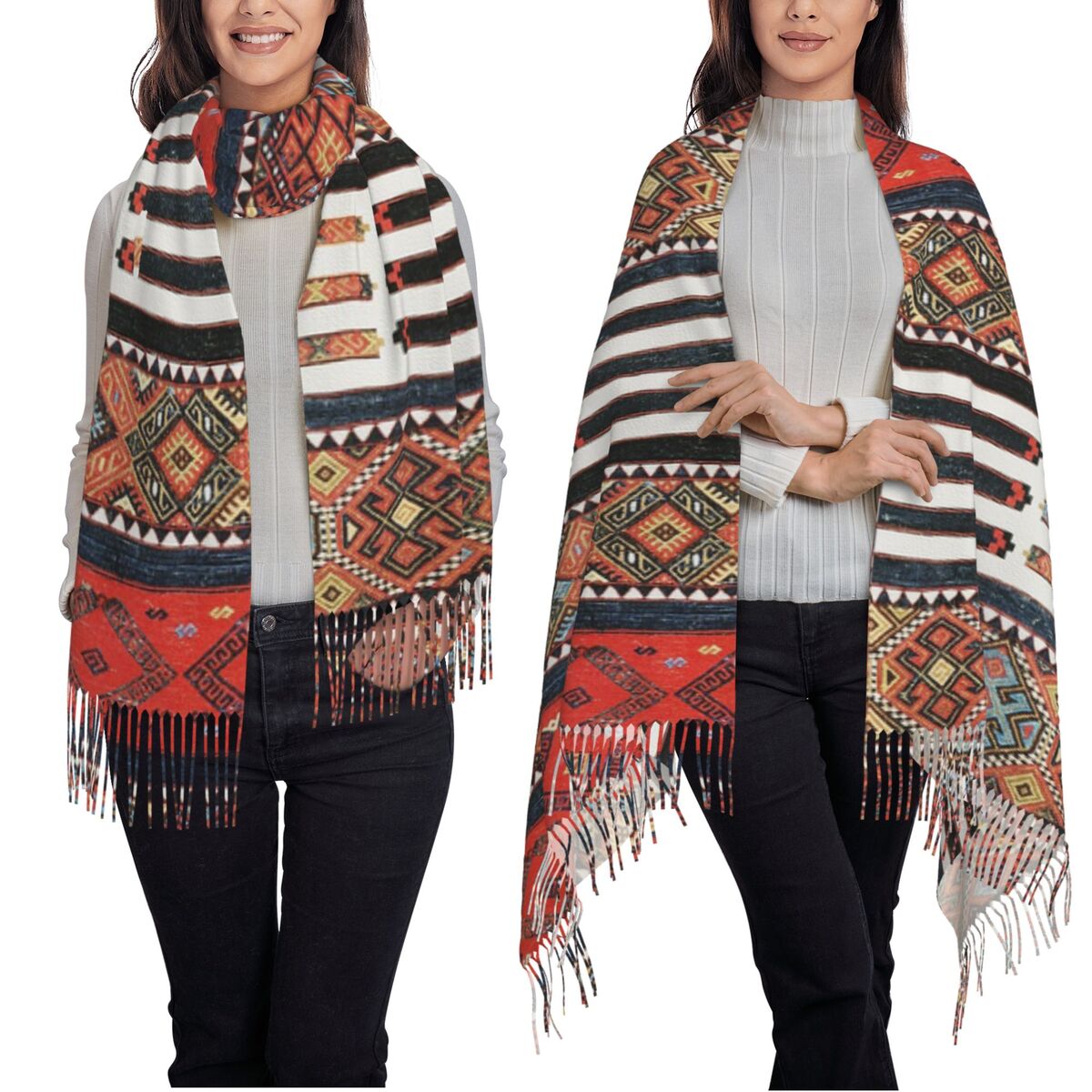 الكرندية التركية الكليم البوهي - مراجعة Winter Ethnic Fashion For Women وسعره