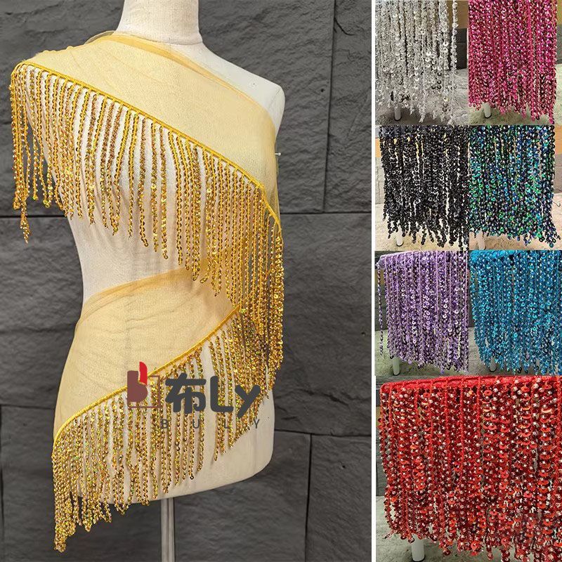 شريط زخرفي مطرز بالخرز والترتر - مراجعة Ethnic Fashion Designers وسعره