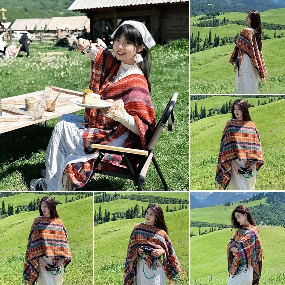 عباءة بوهيمية منغولية أنيقة بأ - مراجعة Winter Ethnic Fashion For Women وسعره